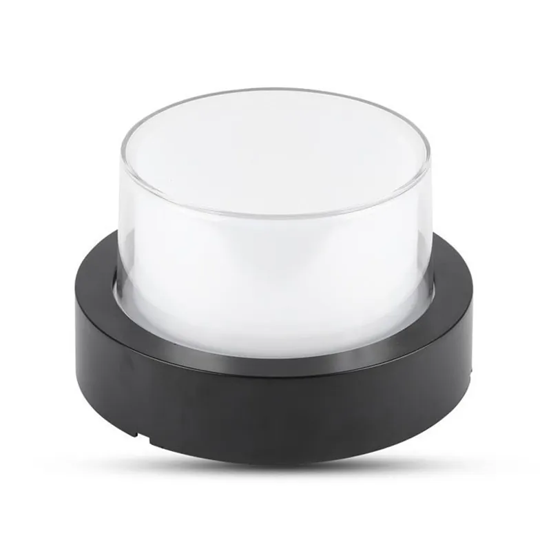 Lampa LED 12W IP65 3000K Alb Cald - Negru