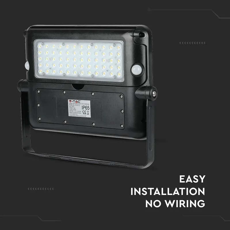 Reflector LED 10W 4000K cu Incarcare Solara