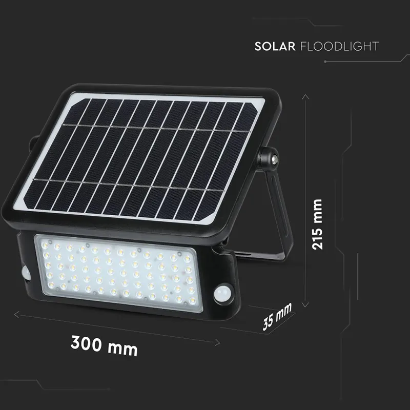 Reflector LED 10W 4000K cu Incarcare Solara