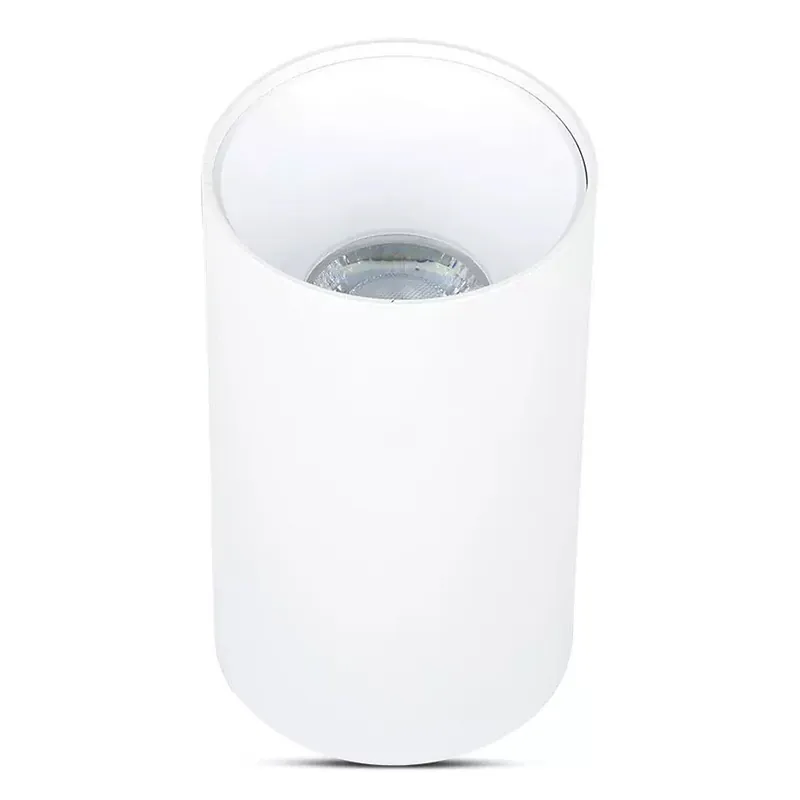 Corp Iluminat Rotund cu Soclu GU10 - Alb