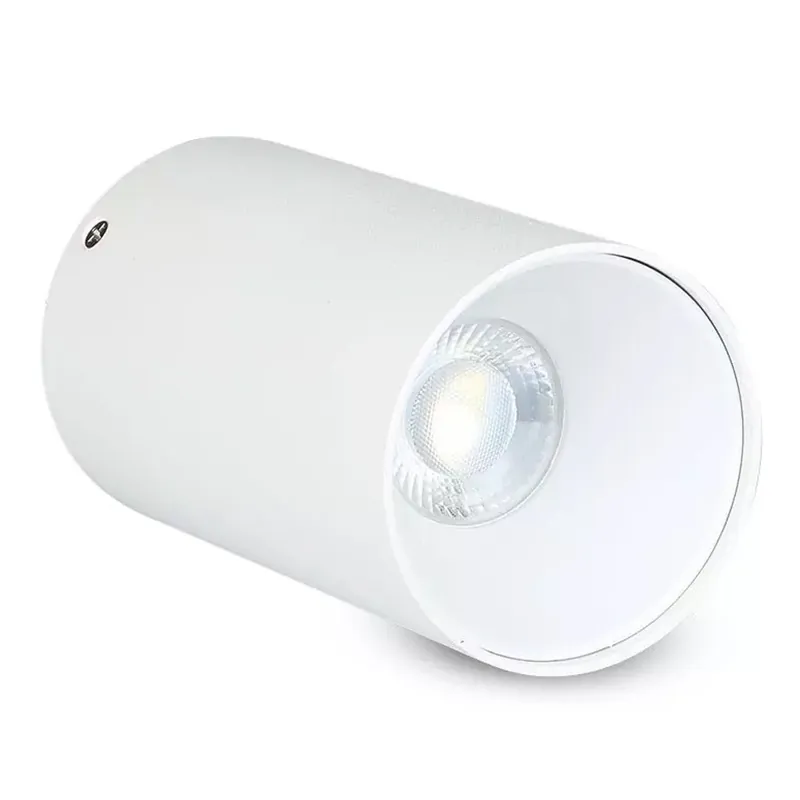 Corp Iluminat Rotund cu Soclu GU10 - Alb