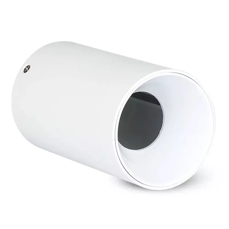 Corp Iluminat Rotund cu Soclu GU10 - Alb