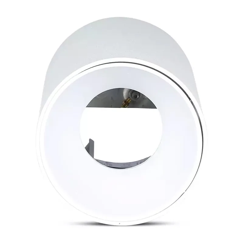 Corp Iluminat Rotund cu Soclu GU10 - Alb