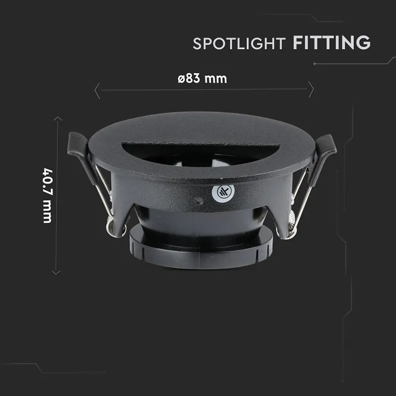 Corp Spot GU10 - Negru