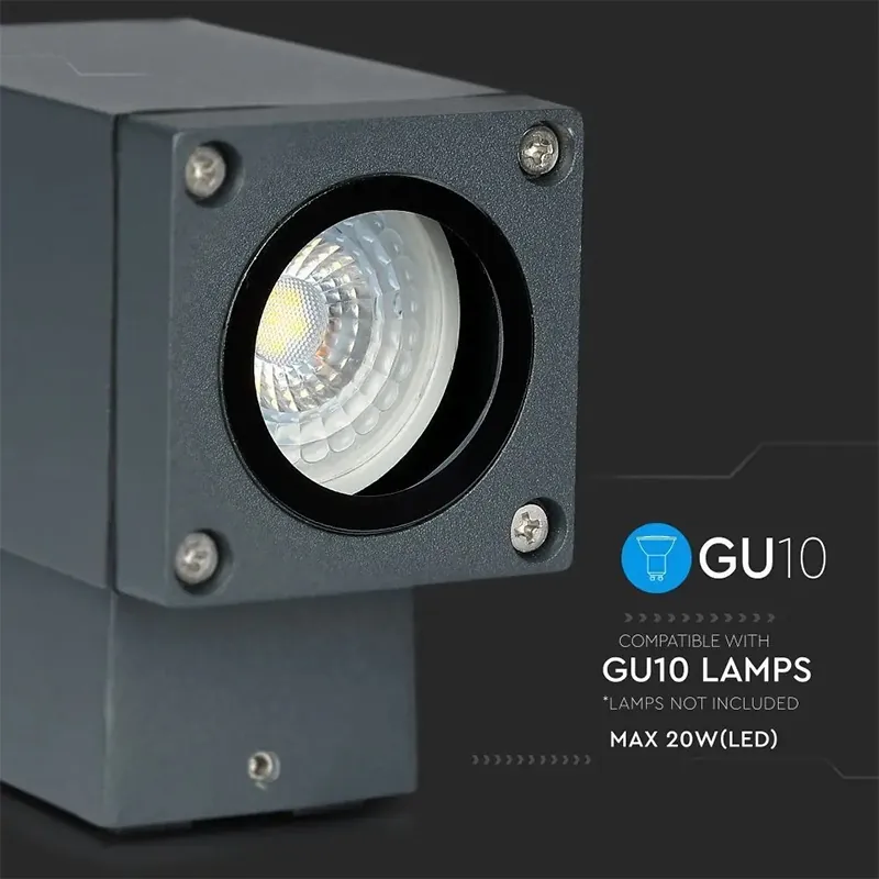 Lampa Montaj Perete Soclu GU10 IP44