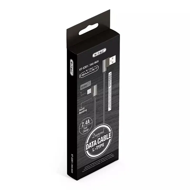 Cablu Micro USB 1M Diamond Edition - Negru