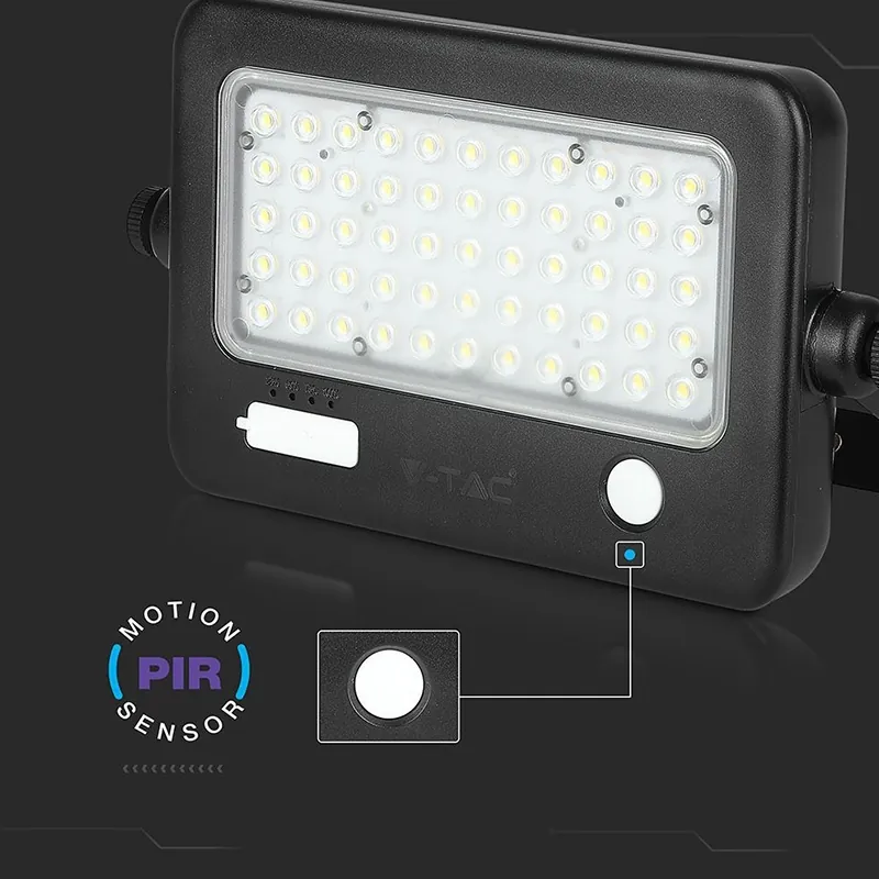 Reflector LED 10W 4000K cu Incarcare Solara