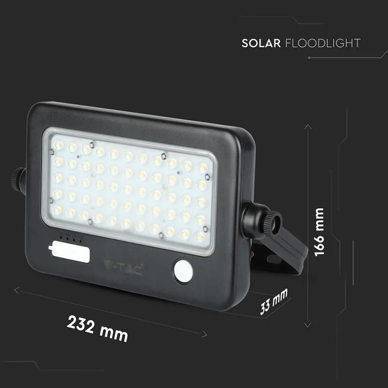 Reflector LED 10W 4000K cu Incarcare Solara