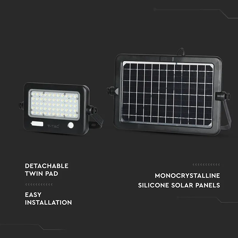 Reflector LED 10W 4000K cu Incarcare Solara