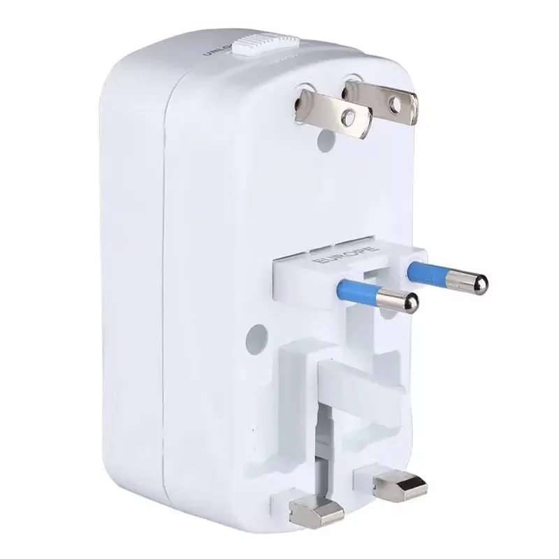 Adaptor Universal Priza (Uk,Us,EU) cu Protectie si 2USB 2.1A