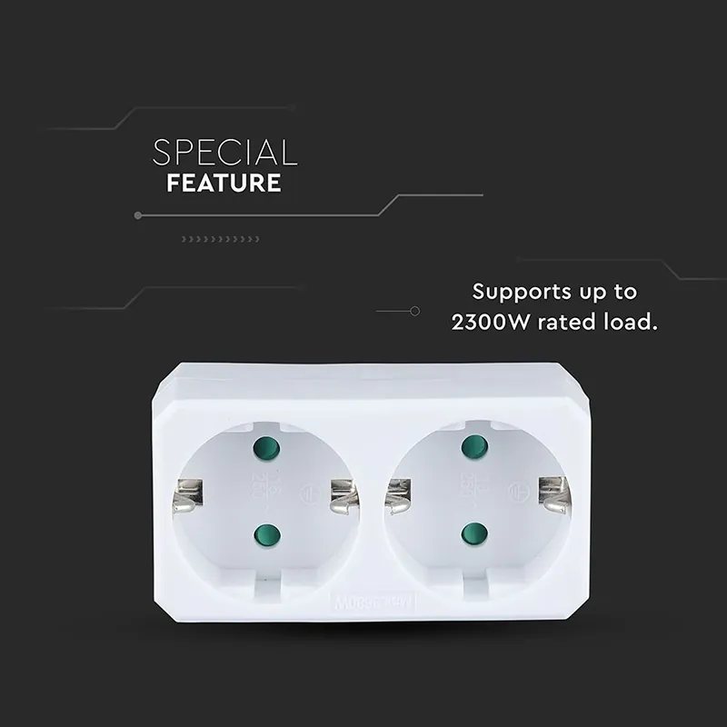 Adaptor 2 Prize 2X16A Max 2300W