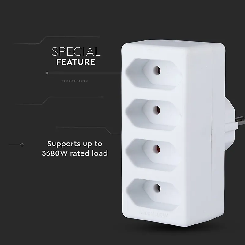 Adaptor 4 Prize 4X2.5A Max 2300W