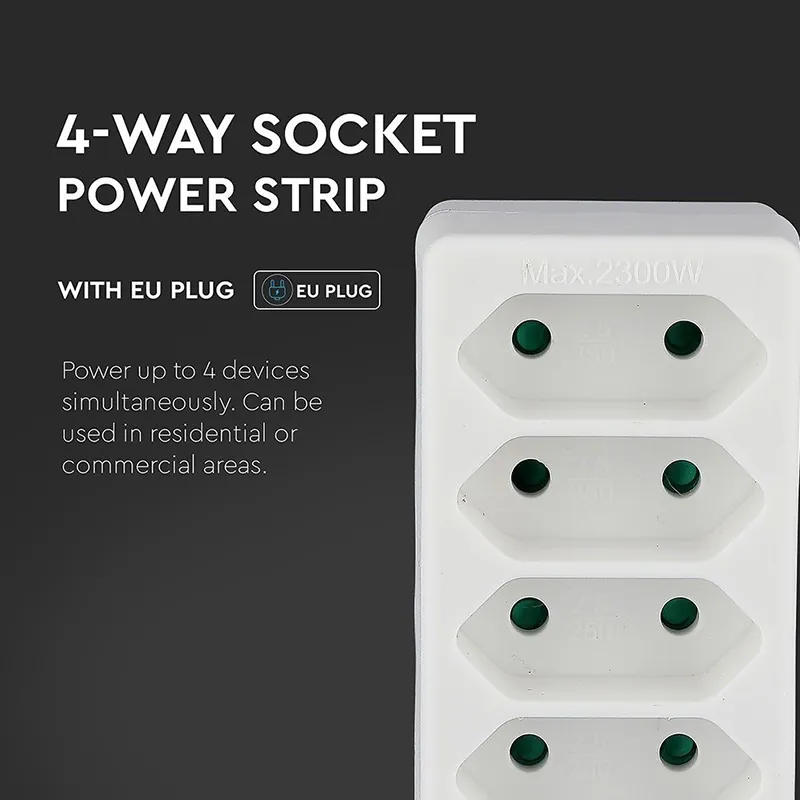 Adaptor 4 Prize 4X2.5A Max 2300W