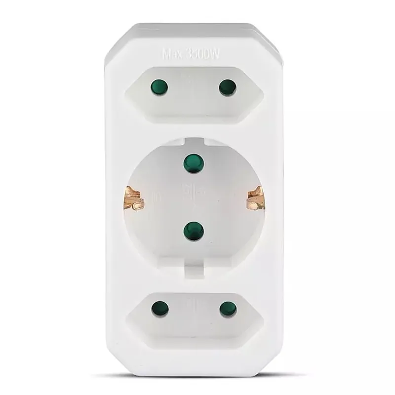 Adaptor 3 Prize 1X16A 2X2.5A Max 3500W
