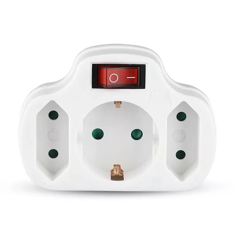 Adaptor 3 Prize cu Intrerupator 3X16A Max 3500W