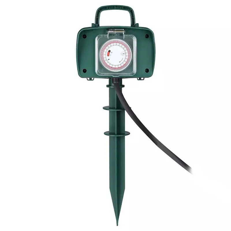 Prelungitor de Exterior Tarus 2 Cai 3M(3G1.5MM2) IP44 cu Timer