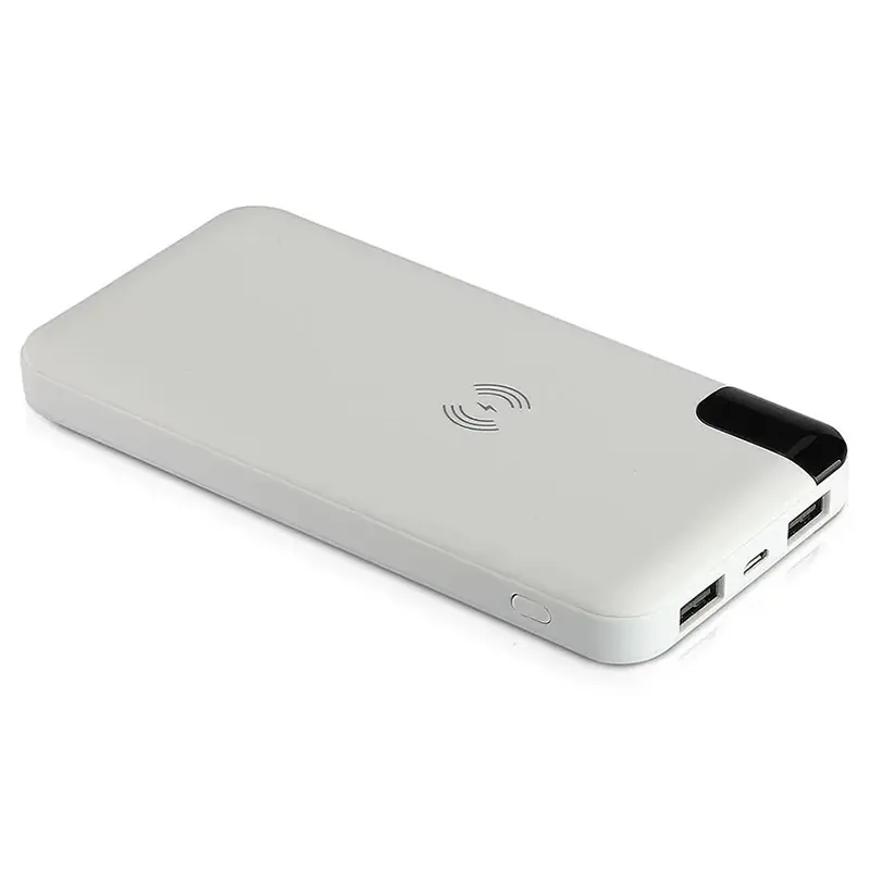 Power Bank 8000MAH Incarcare Wireless - Alb