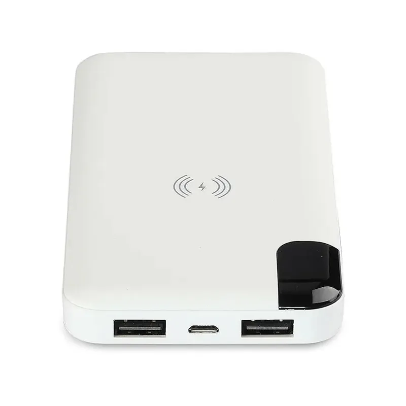 Power Bank 8000MAH Incarcare Wireless - Alb