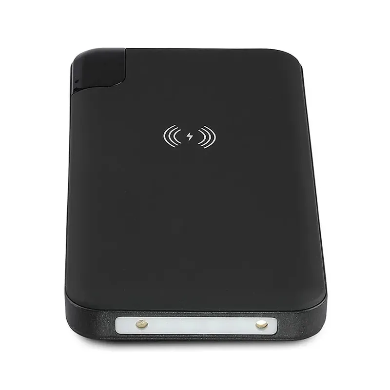 Power Bank 8000MAH Incarcare Wireless Model Stand - Negru