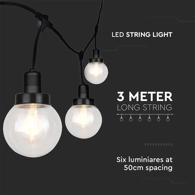 Sir Iluminat Festiv 3M Soclu E27 IP65
