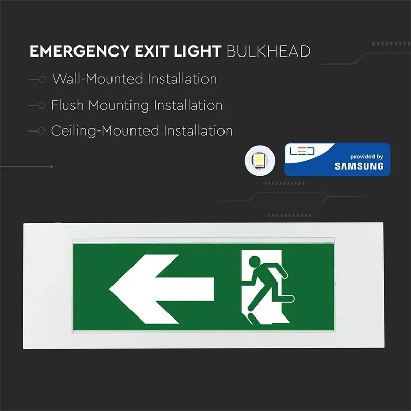Lampa LED Iesire de Urgenta 3.8W 6000K Alb Rece