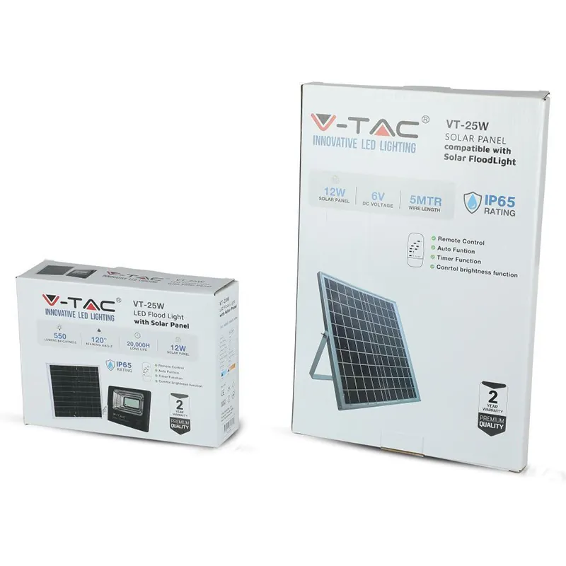 Reflector LED 12W 6000K cu Incarcare Solara