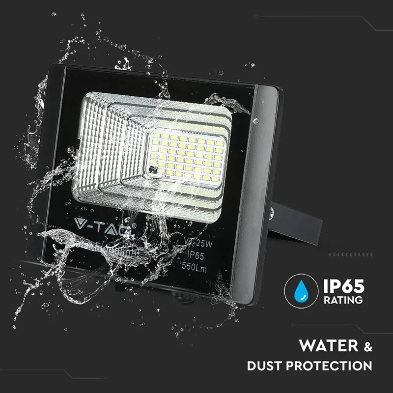 Reflector LED 12W 6000K cu Incarcare Solara