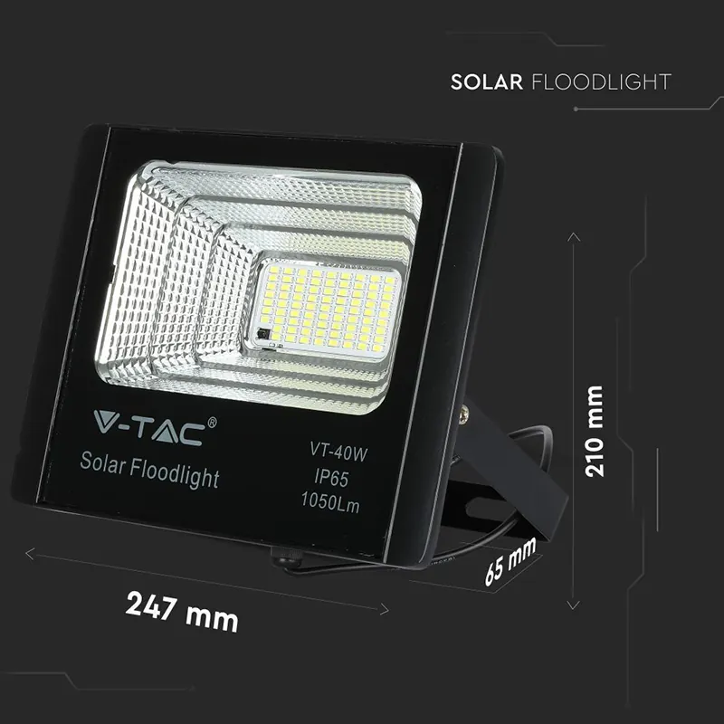 Reflector LED 16W 6000K cu Incarcare Solara