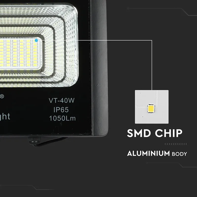 Reflector LED 16W 6000K cu Incarcare Solara