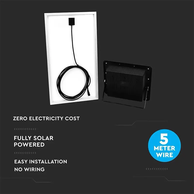 Reflector LED 40W 6000K cu Incarcare Solara