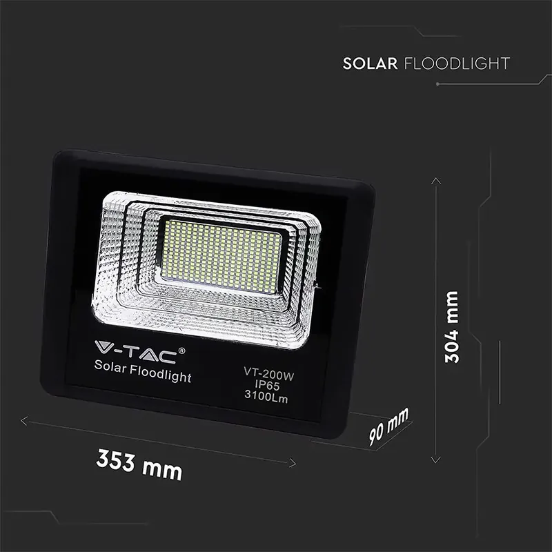 Reflector LED 40W 6000K cu Incarcare Solara