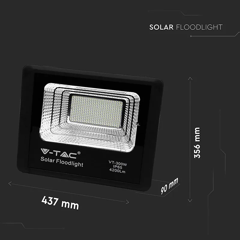 Reflector LED 50W 6000K cu Incarcare Solara