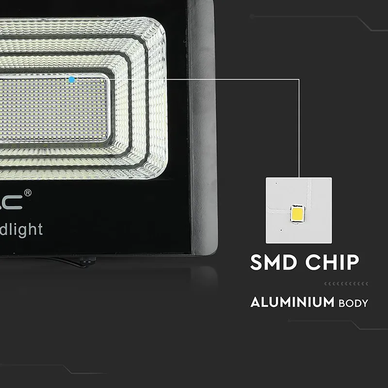 Reflector LED 50W 6000K cu Incarcare Solara