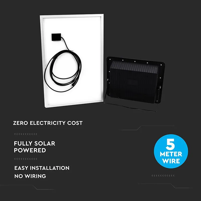 Reflector LED 50W 6000K cu Incarcare Solara