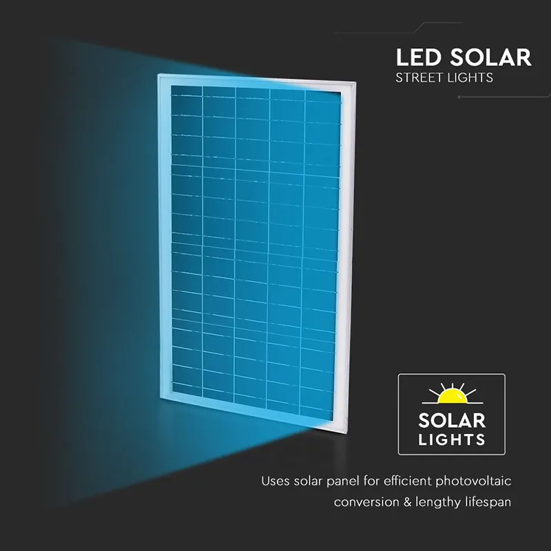 Corp Iluminat Stradal LED Solar 50W 6000K
