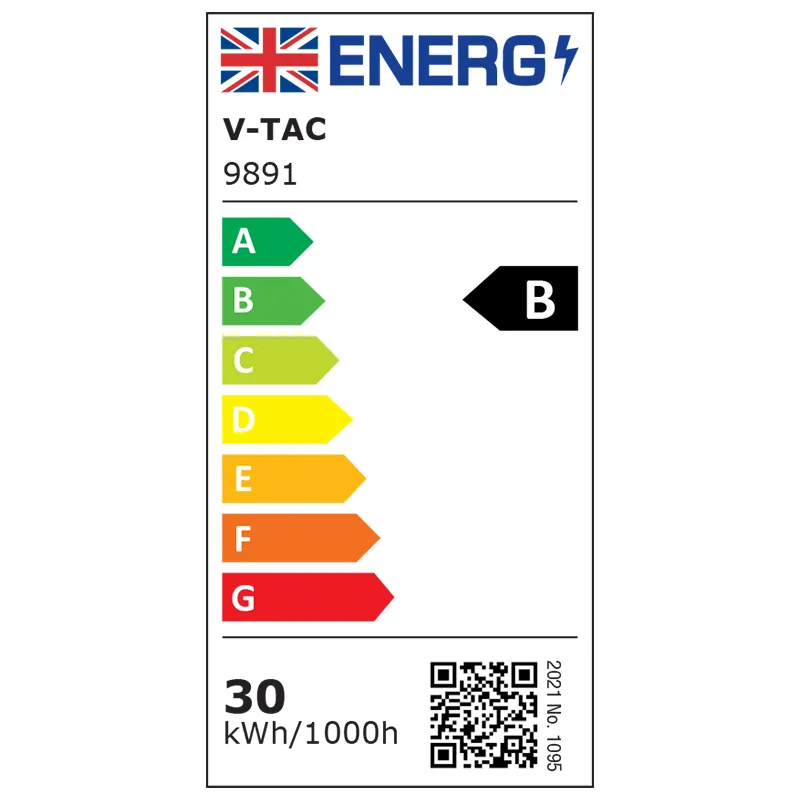 Reflector LED SMD 30W 185LM/W 6500K IP65  Cip Samsung - Negru/Gri
