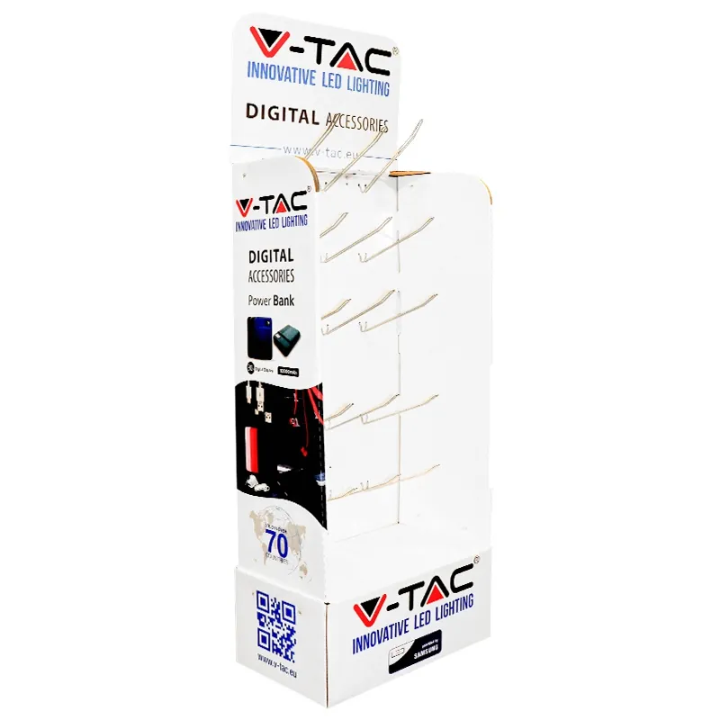 Stand Carton cu 15 Carlige Metalice