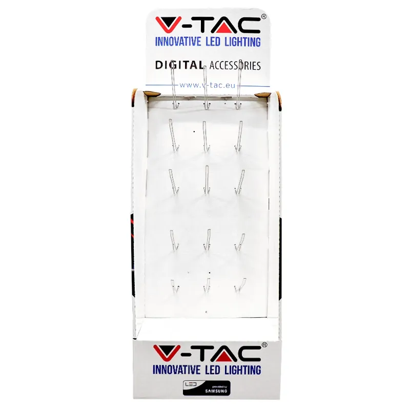 Stand Carton cu 15 Carlige Metalice