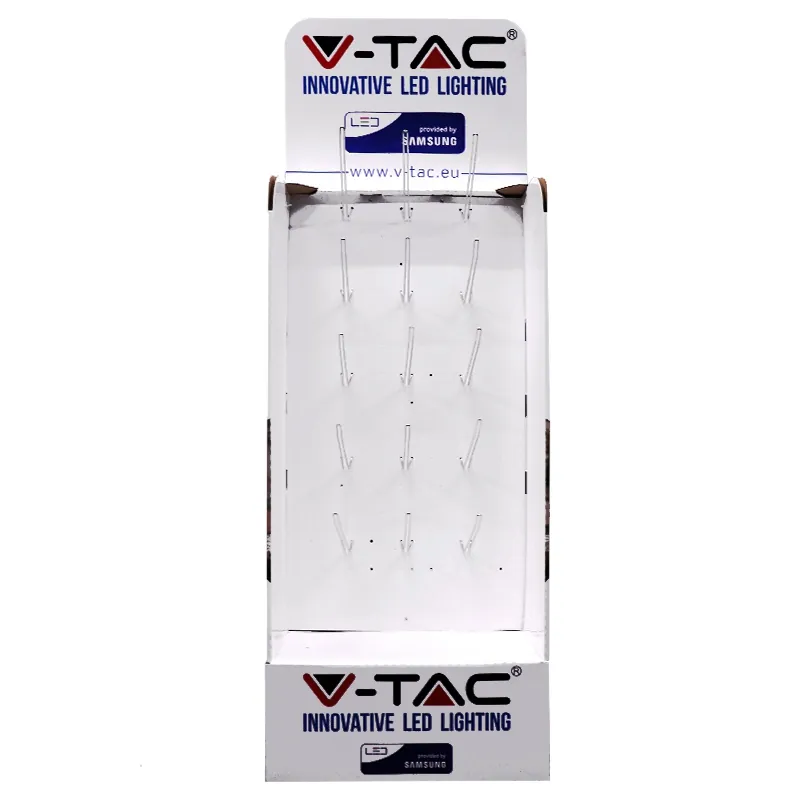Stand Carton cu 15 Carlige Metalice