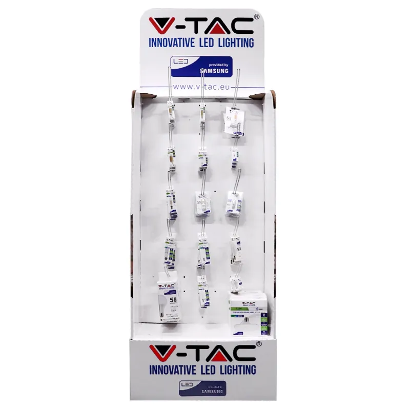 Stand Carton cu 15 Carlige Metalice