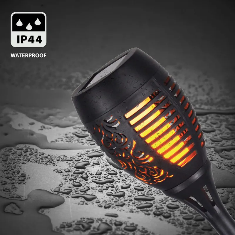 Corp Iluminat Gradina IP65 Efect Flacara Incarcare Solara