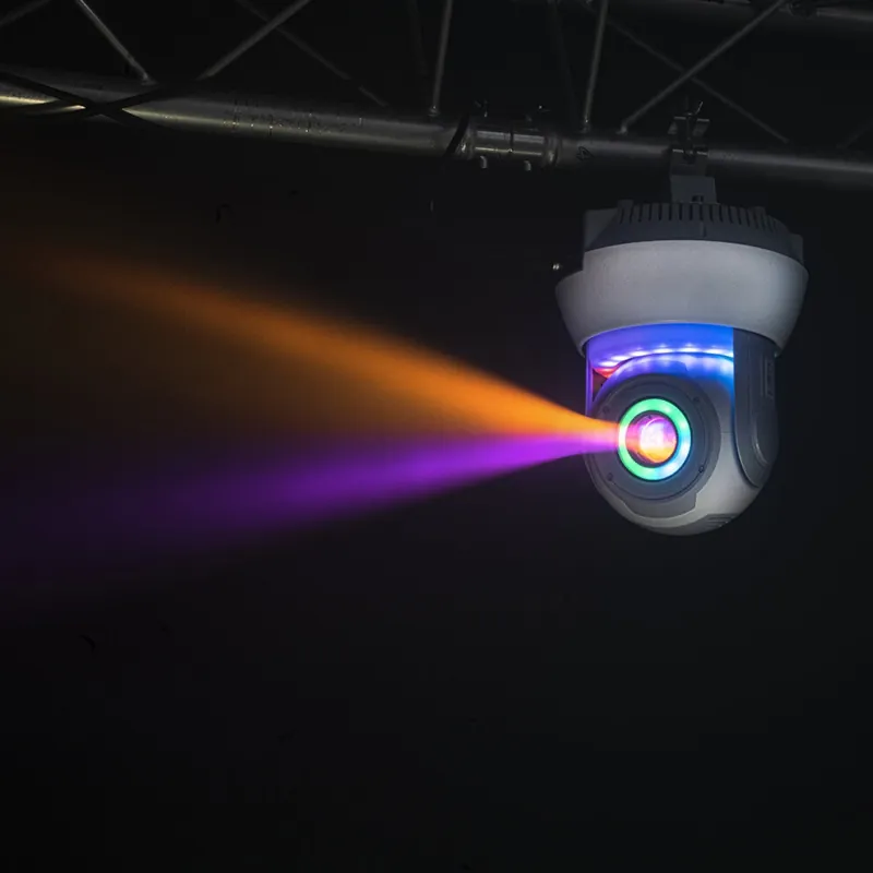 Moving Head Gobo 30W RGB + Inele Iluminate