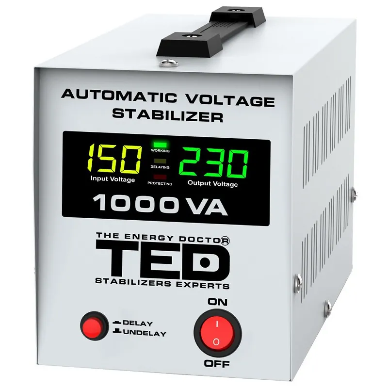 Stabilizator Tensiune Automat AVR 1000VA LCD Ted