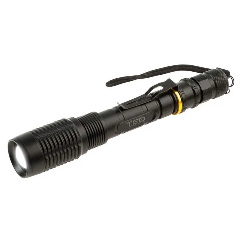 Lanterna 10W Aluminiu cu Acumulator 2X 18650