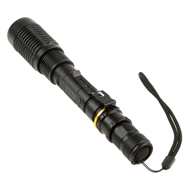 Lanterna 10W Aluminiu cu Acumulator 2X 18650