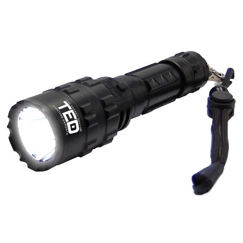 Lanterna 10W Aluminiu cu Acumulator 18650