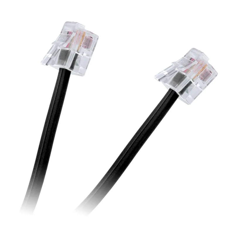Cablu Telefon Extensie Negru 10M