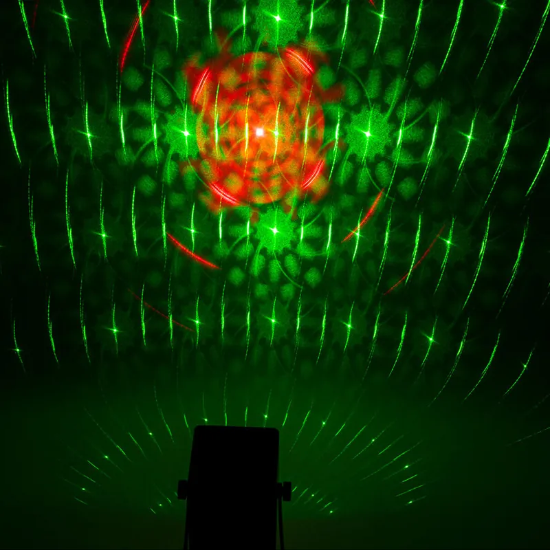 Mini Laser 160MW + Efect LED RGB 3W