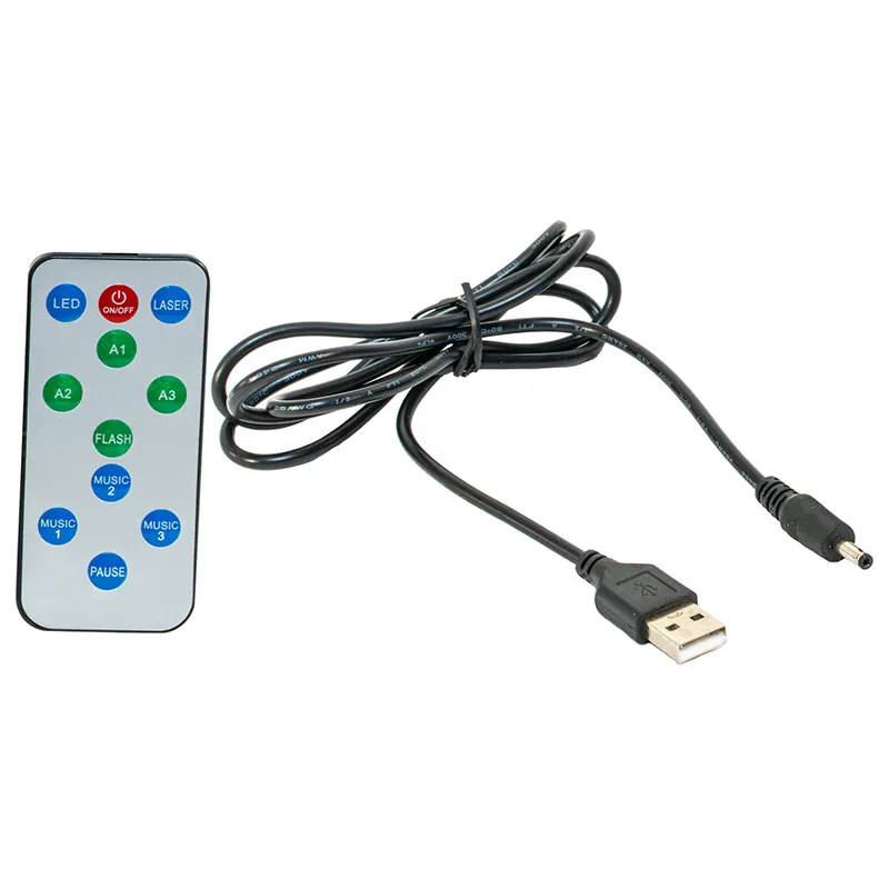 Mini Laser 160MW + Efect LED RGB 3W