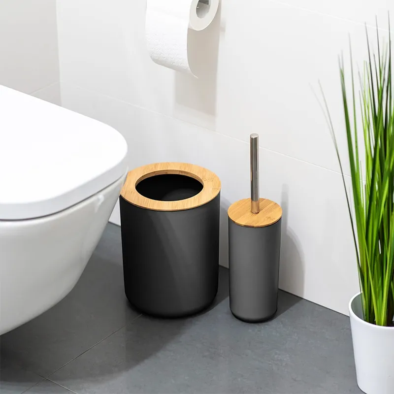 Set 6 Accesorii Baie Negru Teesa